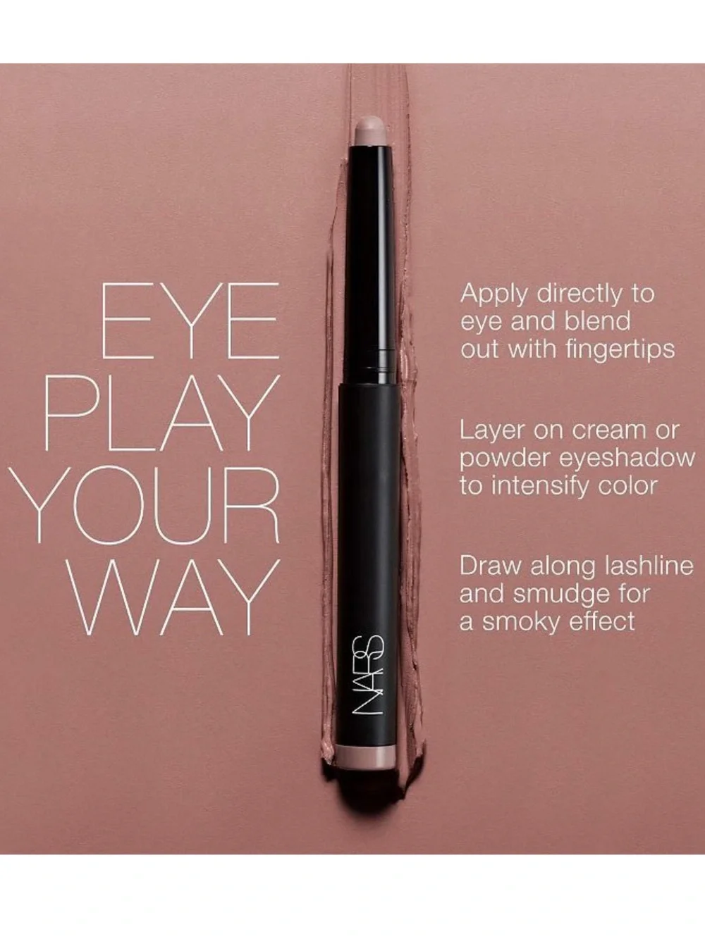 NARS Total Seduction Smudge-Proof Eyeshadow Stick in Strip Down 1.6g BRAND NEW